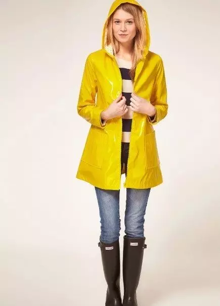 Cloak Hooded Female (87 wêneyên): Raincoat, Waterproof, Germ, Cloak-Coat, Parka Raincoat, Long, Demi-Season 14334_18