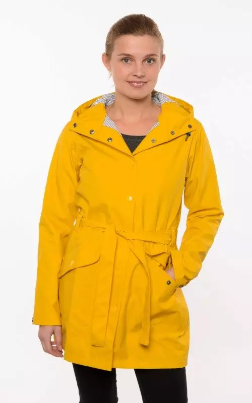 Cloak Hooded Female (87 wêneyên): Raincoat, Waterproof, Germ, Cloak-Coat, Parka Raincoat, Long, Demi-Season 14334_58