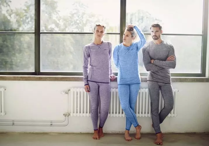 Underwear Woolen: milih sandhangan saka 100% unta lan wedhus, review saka listrik listrik termal kanggo cuaca sing adhem 1433_12