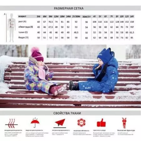Nels overaller (61 bilder): semi-overaller, finska ludd och demi-säsongen kuvert overaller, fusions modeller, lila, recensioner 14356_47