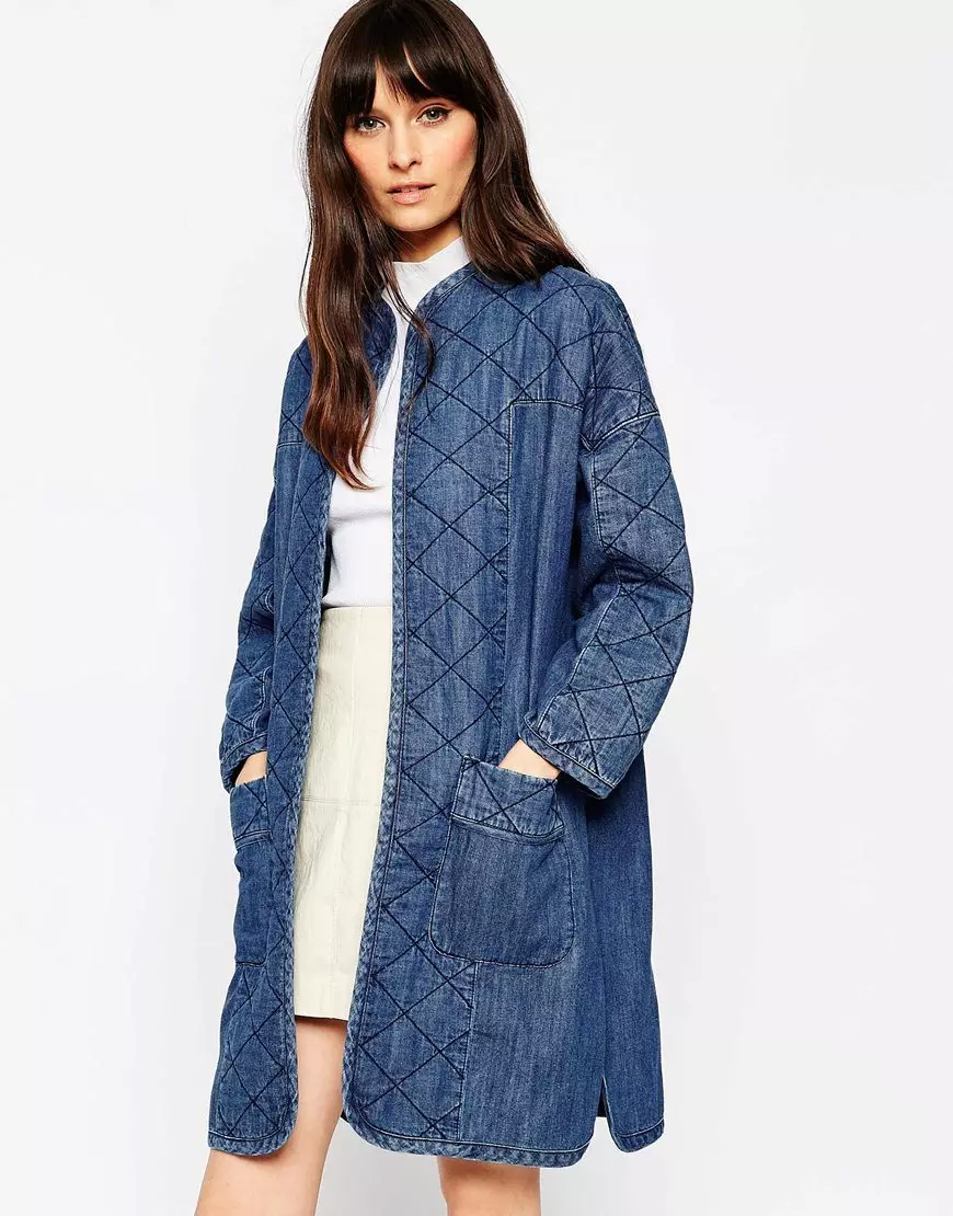 Una giacca denim da donna estesa (45 foto): cosa indossare e come allungare i jeans 14388_7