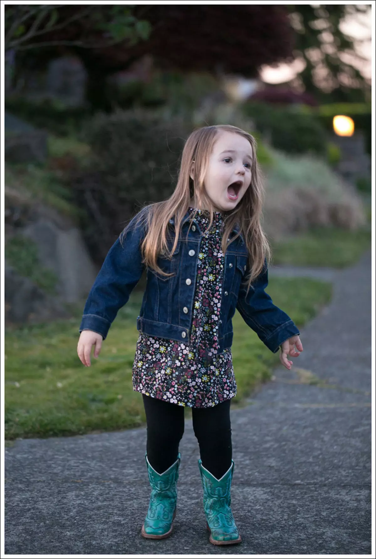 소녀를위한 어린이 데님 재킷 (49) 사진 : 착용 할 것, 낡은 청바지의 패턴 14394_10