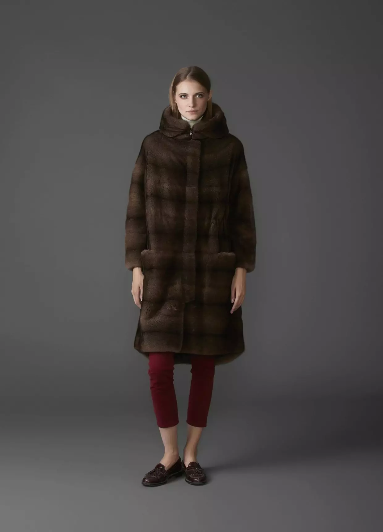 براون mink پوښ (32 عکس): نمونې 14408_2