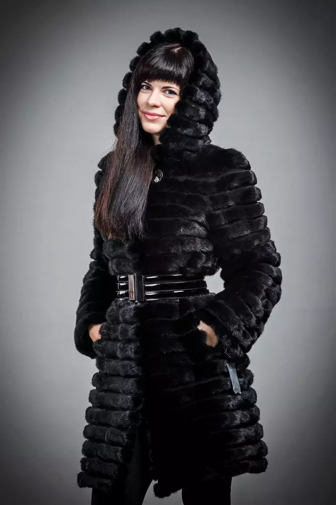 Mink dhorobha fur coat (34 photos): Models 14414_12