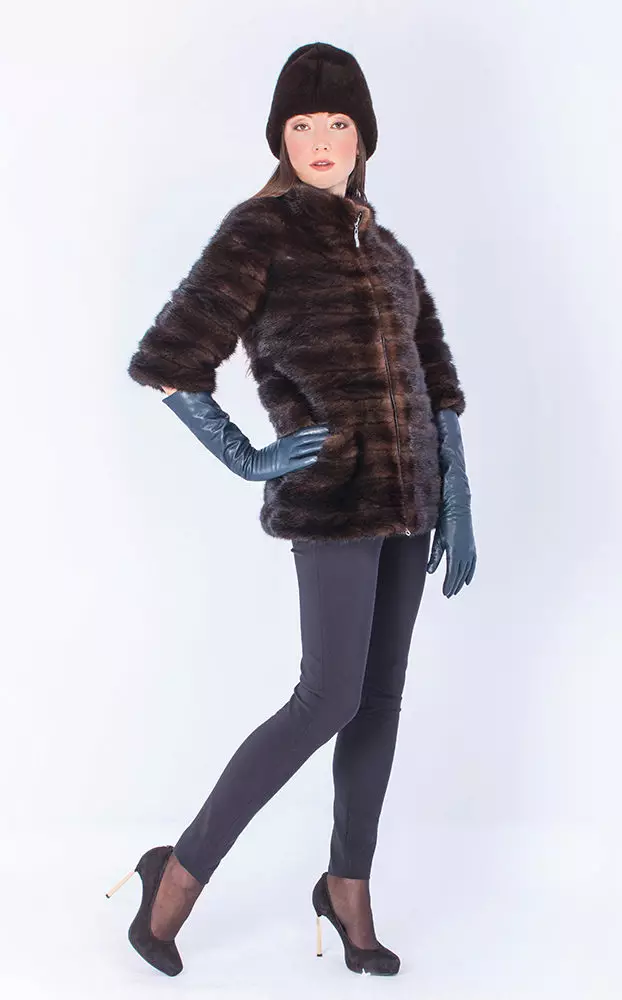 Mink dhorobha fur coat (34 photos): Models 14414_29