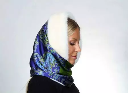 Głowy w kierunku płaszcza norki (71 zdjęć): Jaki szalik jest noszony na głowie z futrem 14415_27
