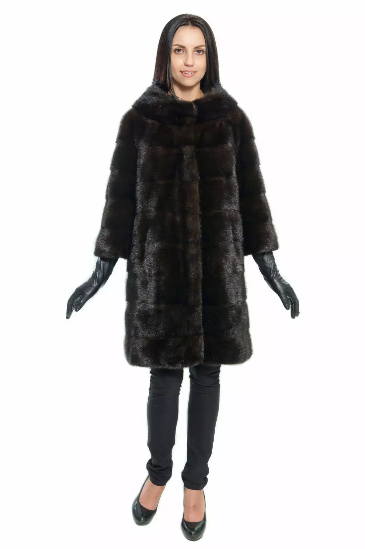 來自Mink Pare的皮大衣（70張照片）：評論Mink Coat Pare是否成本 14423_35