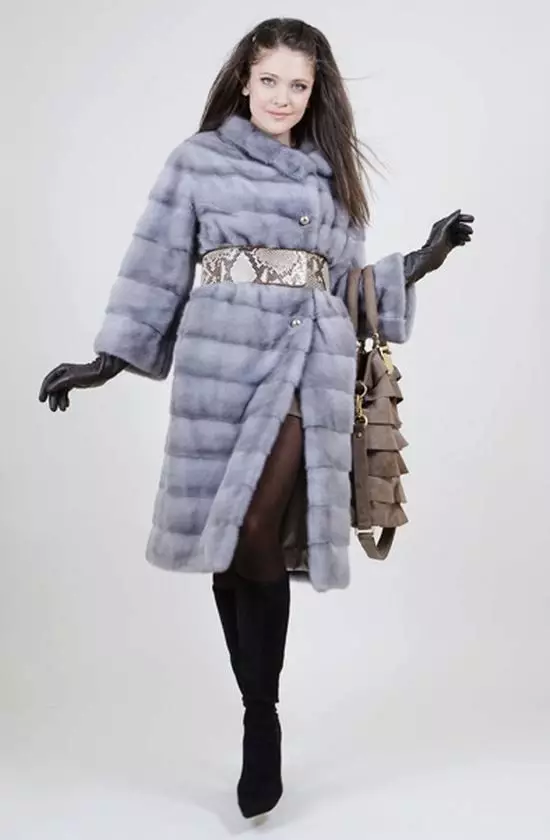 Coat Coat Mink - Chanel (26 عکس): مدل های با یقه شانل 14430_20