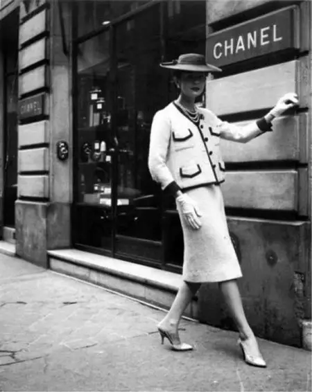 Якета на Chanel (45 снимки): Twid модели 14464_5
