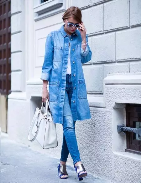 Cardigan denim (34 foto): cosa indossare, modelli femminili 14475_5