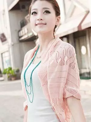 Cardigan Openwork (103 foto): Apa yang dikenakan, model dengan sandaran dan papan terbuka 14484_89