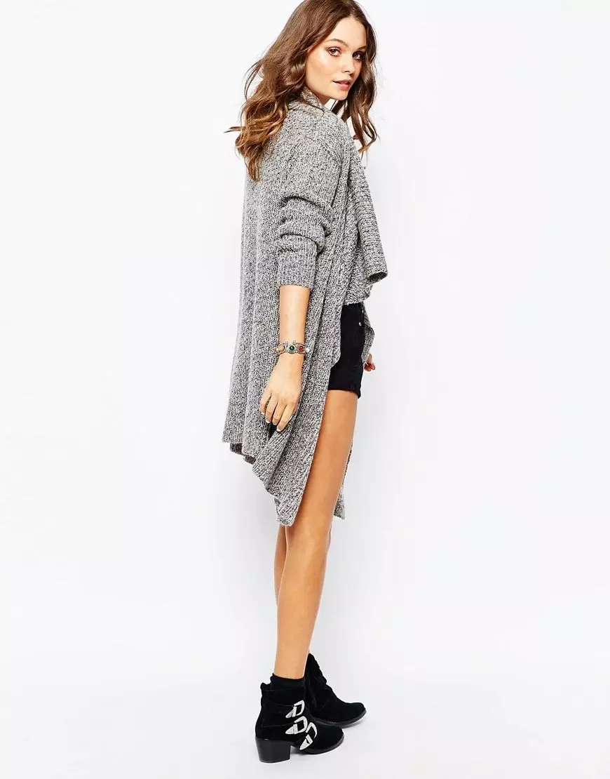 Cardigans gikan sa Tweed, Neoprene, Moker, Cashmere, Cotton, lino, chiffon (127 litrato) 14490_117