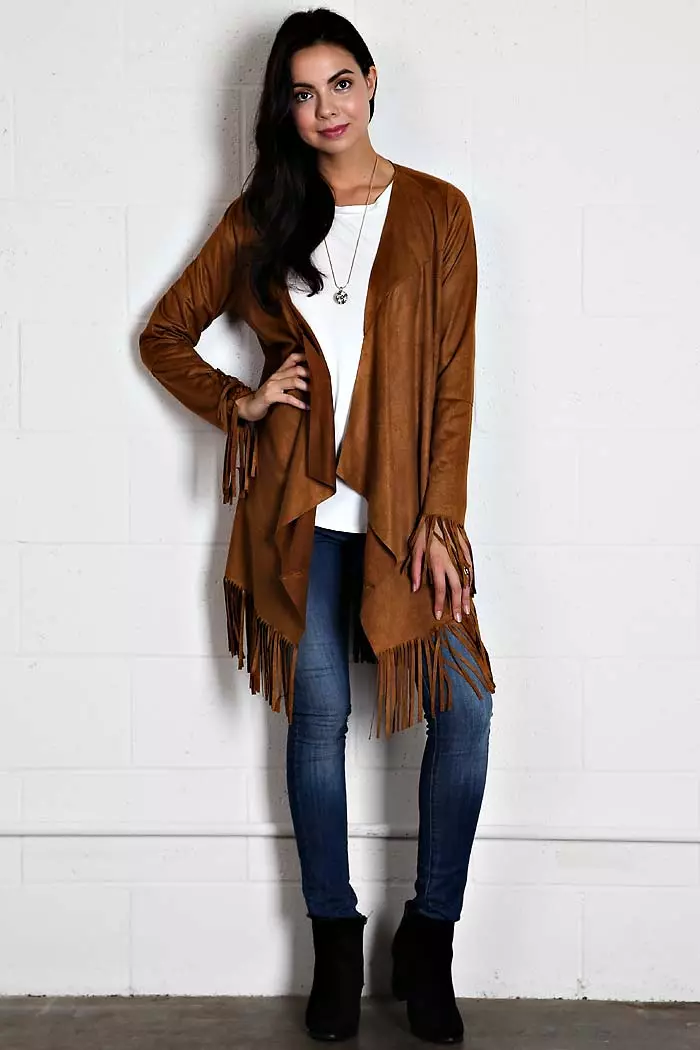 Cardigans gikan sa Tweed, Neoprene, Moker, Cashmere, Cotton, lino, chiffon (127 litrato) 14490_87