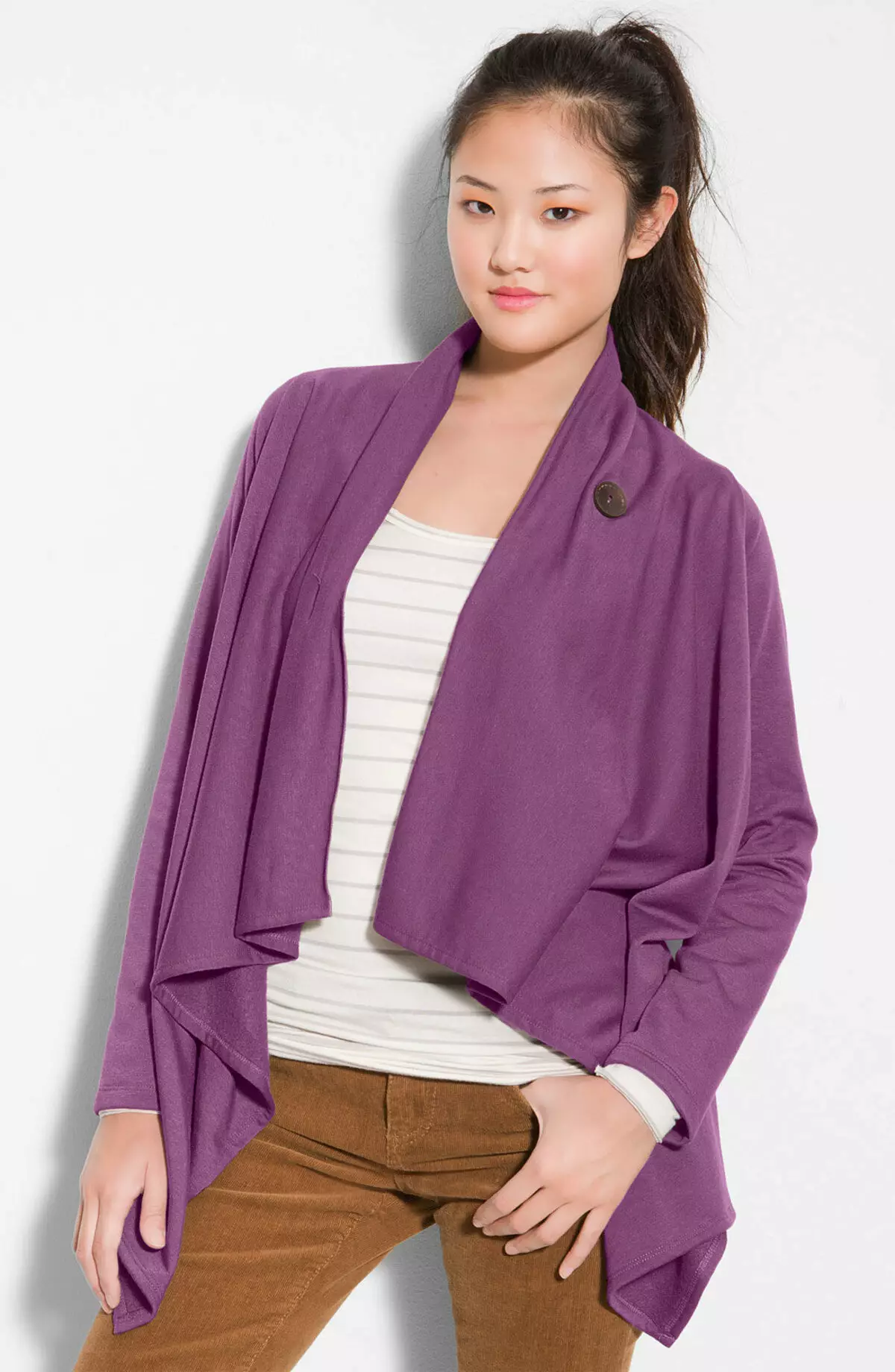 Cardigans o Tweed, Neoprene, Moker, Cashmere, Cotton, Llieiniau, Chiffon (127 Lluniau) 14490_96