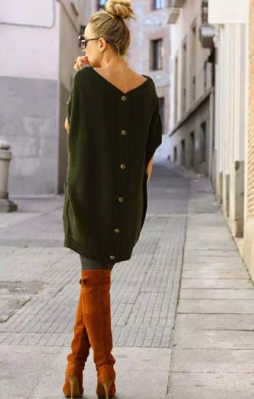 Uzun kollu ceket: uzun kollu, siyah kadın ceket nasıl katlanır, kısa ve kısaltılmış 14502_49