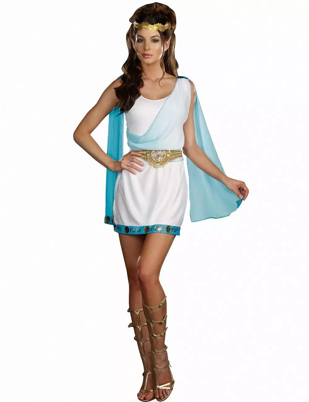 تونیک یونانی (51 عکس): لباس زنانه در سبک یونانی، لباس پوشیدنی با نقوش یونانی 14556_5