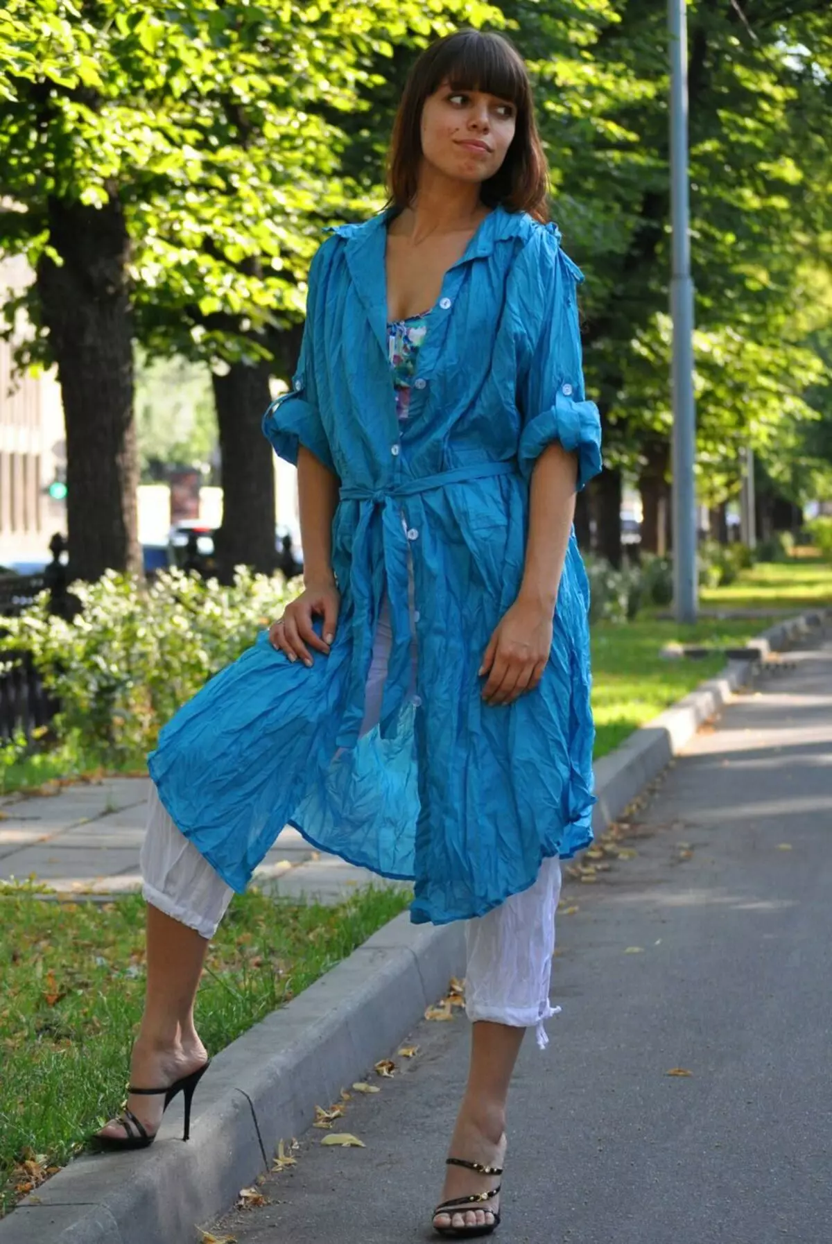 Áo dài mùa hè (120 ảnh): Mẫu nhẹ, váy ren, áo dài, áo dài dài, mô hình phụ nữ 2021, bông, miễn phí 14560_30
