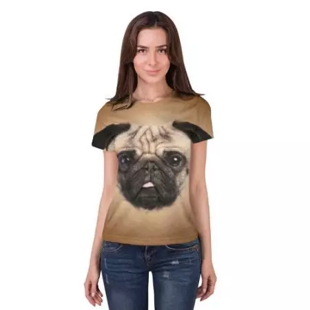 3D T-shirt (88 sary): Models, izay mitafy t-shirt 3D 14563_15