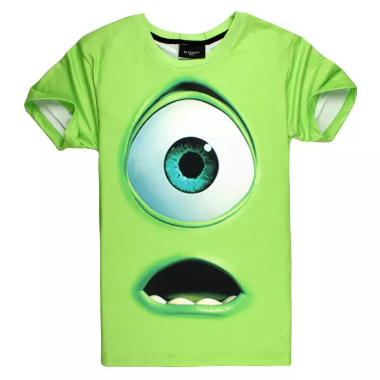 T-shirt ya 3D (picha 88): Mifano, ambayo huvaa mashati ya 3D 14563_57