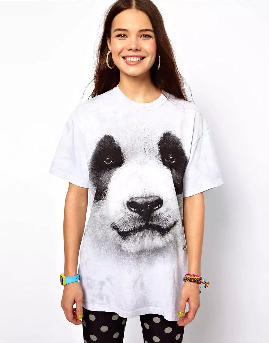 3d T-Shirt (88 Foto): Model, sing nganggo T-shirt 3D 14563_83