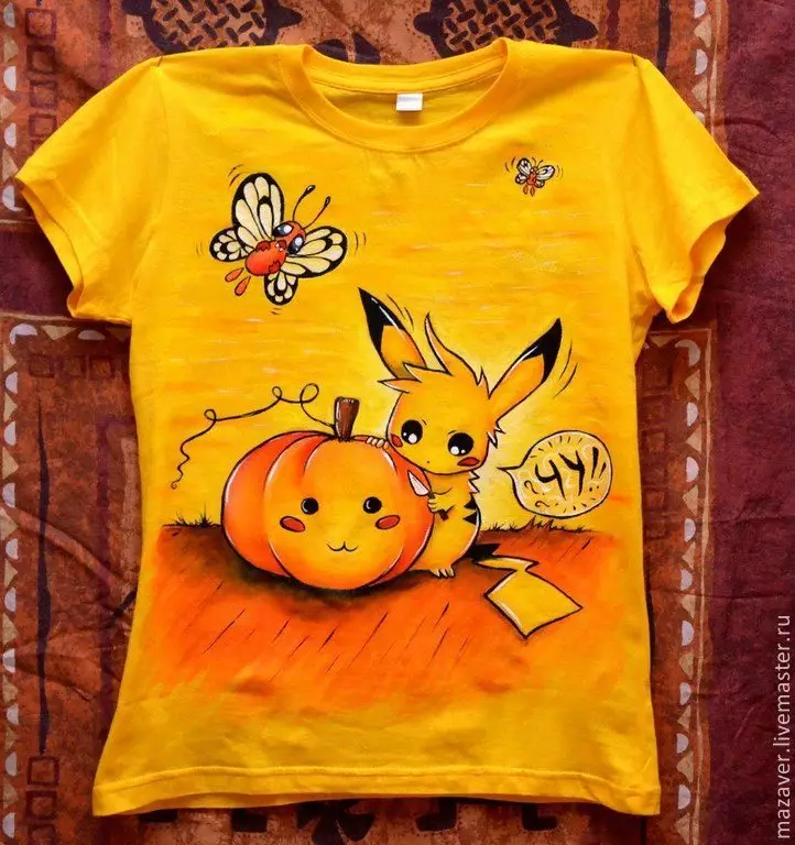 T-shirt na may Pokemones (62 mga larawan) 14565_27