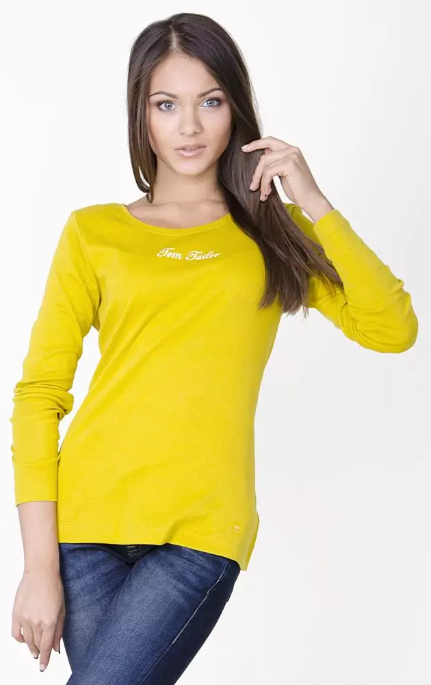 T-Shirt Kuning (52 Foto): Apa yang Dipakai 14570_14