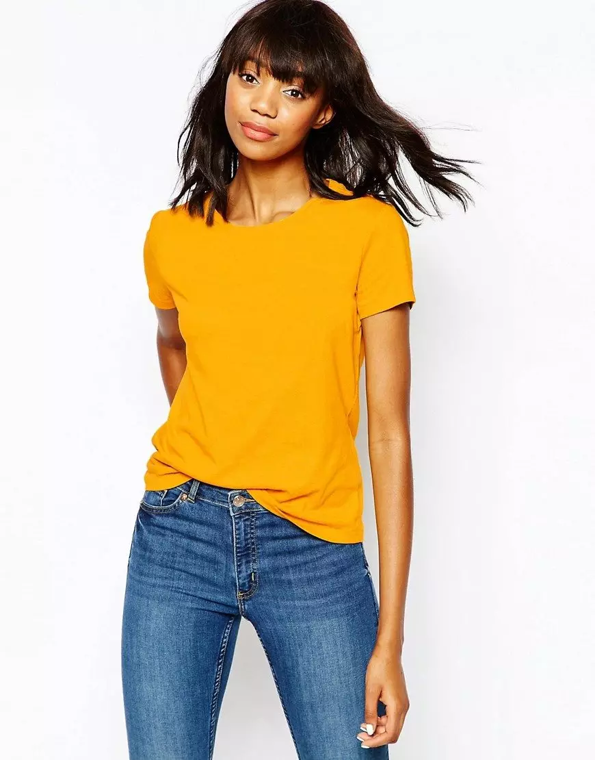 Yellow T-shirt (52 photos): What to wear 14570_32