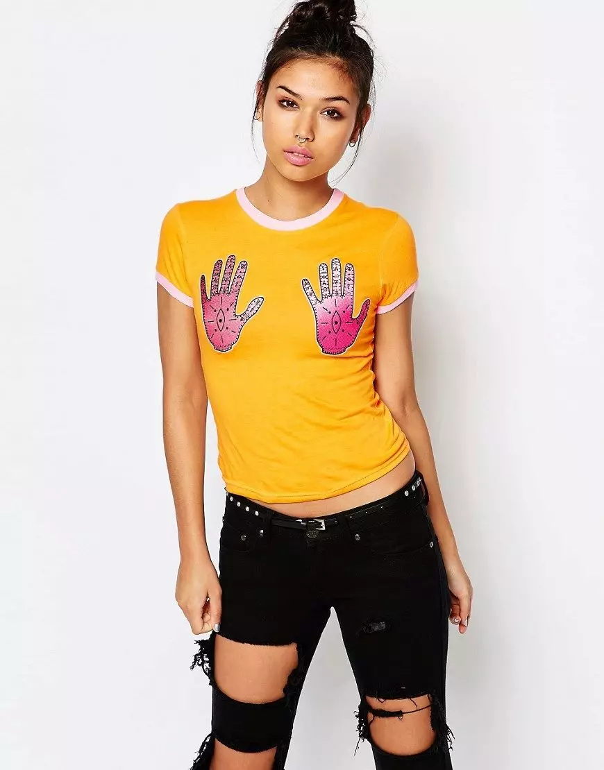 Yellow T-shirt (52 litrato): Unsa sa ob 14570_7