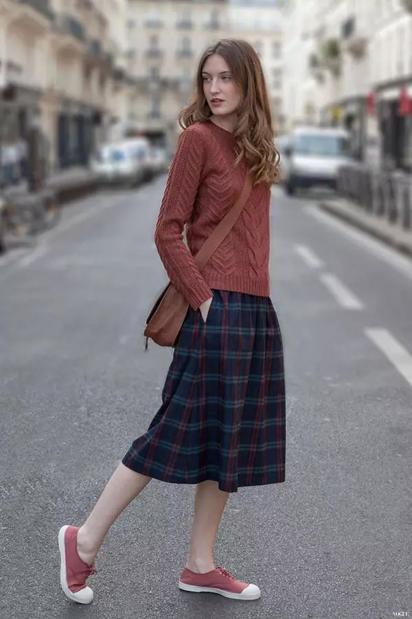 Skirt dengan kedami (68 foto): bagaimana untuk memakai, pensil, subur, klasik, panjang, midi dan pendek 14616_50