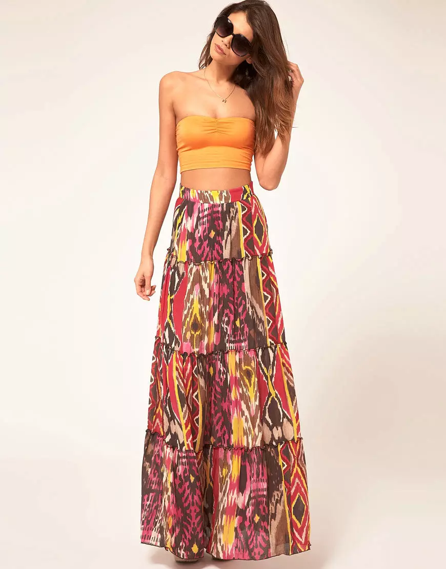 Long Nederdel (117 Billeder): Fashion Trends, Smukke Maxi Skirt Modeller 14617_11