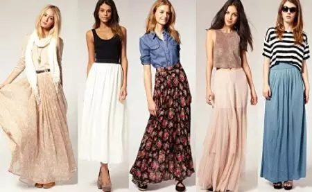 Long Nederdel (117 Billeder): Fashion Trends, Smukke Maxi Skirt Modeller 14617_29