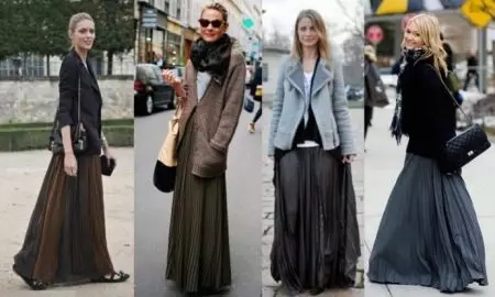 ئۇزۇن يوپكىلار (117 پارچە): مودا يۈزلىنىشى, گۈزەل maxi skirt تىپلىرى 14617_50