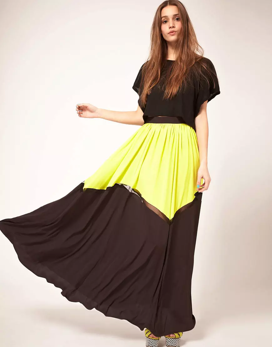 Długie spódnice (117 zdjęć): Trendy mody, piękne modele na spódnicy Maxi 14617_51