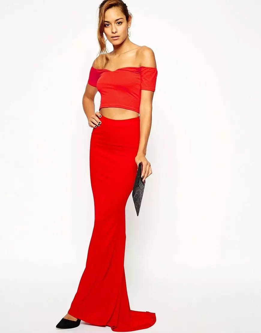 Long Nederdel (117 Billeder): Fashion Trends, Smukke Maxi Skirt Modeller 14617_78