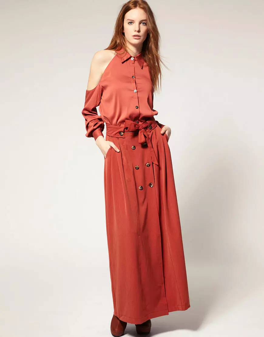 Long Nederdel (117 Billeder): Fashion Trends, Smukke Maxi Skirt Modeller 14617_79