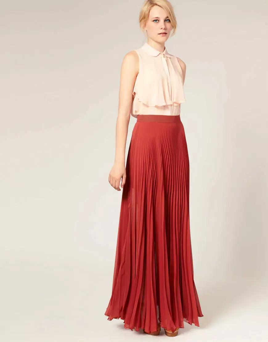 Long Nederdel (117 Billeder): Fashion Trends, Smukke Maxi Skirt Modeller 14617_82