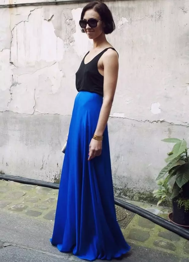 Long Nederdel (117 Billeder): Fashion Trends, Smukke Maxi Skirt Modeller 14617_91