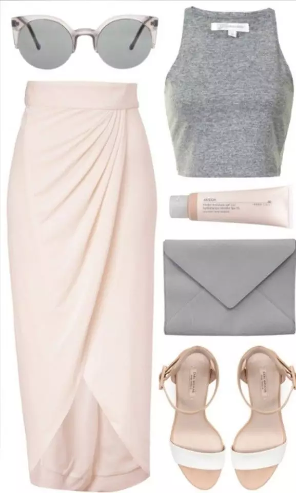 粉紅色的裙子（150張）：穿什麼，長而短，鉛筆和郁鬱蔥蔥的陽光，溫柔的粉紅色和亮粉色，白色，黑色，長 14630_134