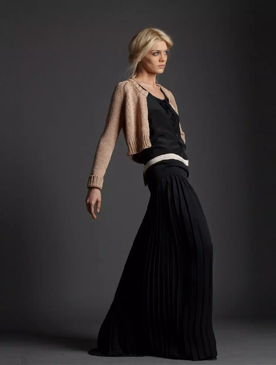 Long Pliste Skirt