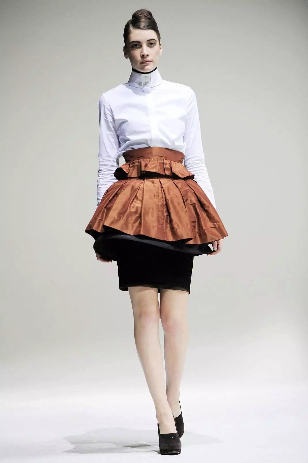 skirt Double dengan pinggang pinggang