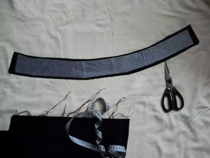 Cinturón de soplado para una falda de semolista (falda cónica)
