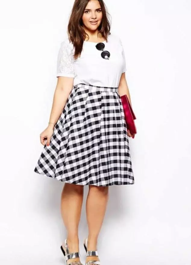 კონუსური skirt სრული girls