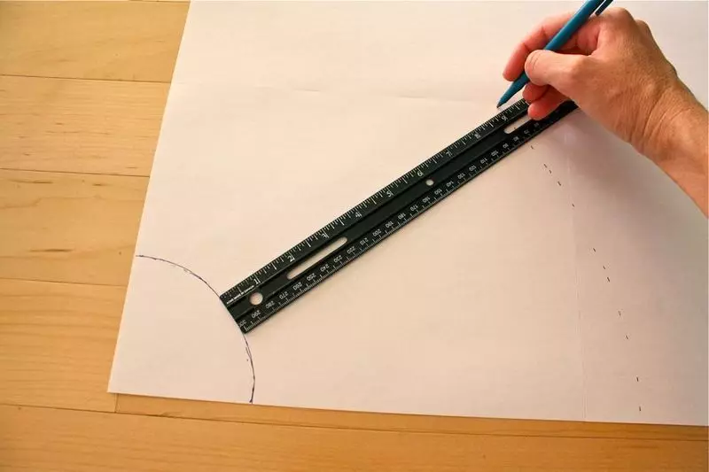 elastik band bir semifier yubka Pattern