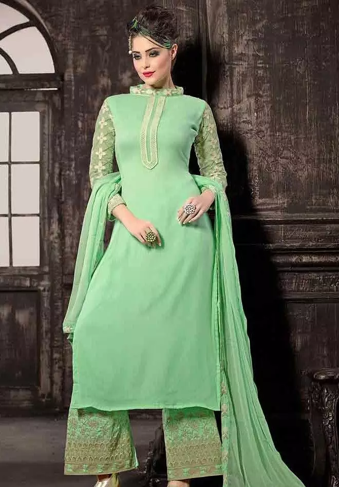 Kerge roheline pikk hiina kleit kleit