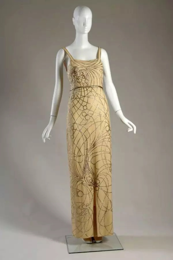 Vintage altın elbise