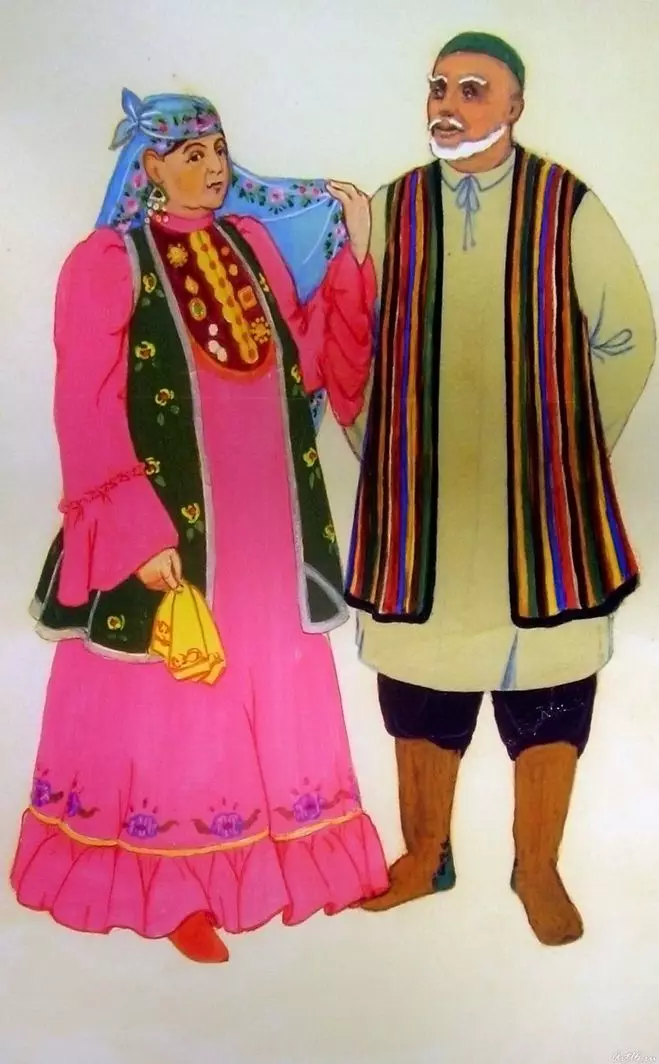 Tatar National Suit (66 bilder): Kvinner og baby National Tatars Kostymer for jenter 14773_9