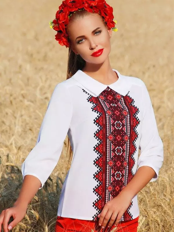 Kostum Negara Ukraine (60 Foto): Untuk Girls, Perempuan, Lelaki, Kostum Kanak-kanak Orang-orang Ukraine 14774_16
