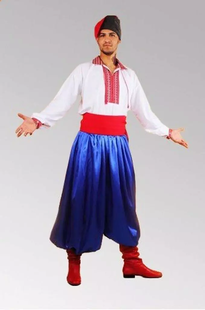 Kostumén nasional Ukrania (60 poto): Kanggo budak awéwé, awéwé, lalaki, umur, budak lalaki tina jalma Ukraina 14774_3