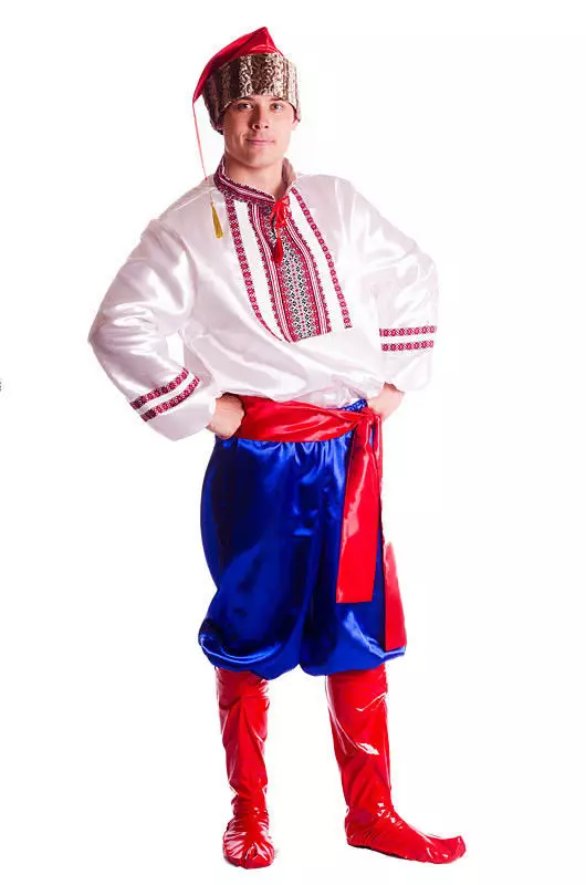 Ukraina nacia kostumo (60 fotoj): Por knabinoj, inaj, masklo, kostumo de infanoj de la popoloj de Ukrainio 14774_30