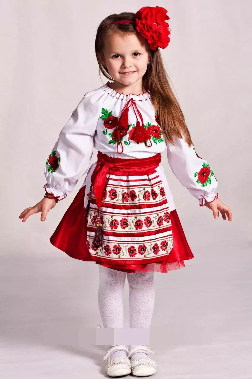 traje nacional ucraniano (60 fotos): para meninas, feminino, masculino, traje dos povos da Ucrânia infantil 14774_41